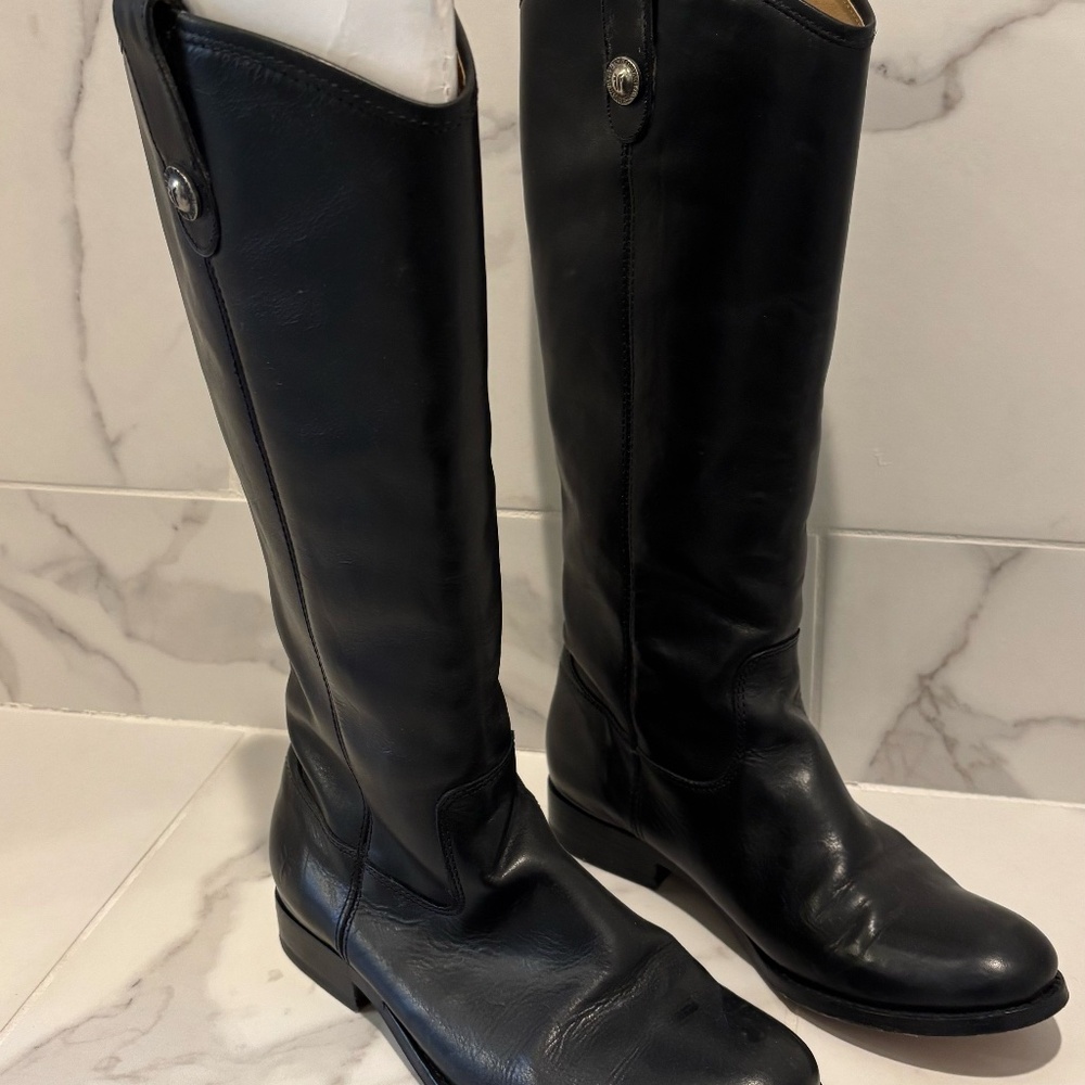 Frye Melissa Button Classic Riding Boot Size 7.5